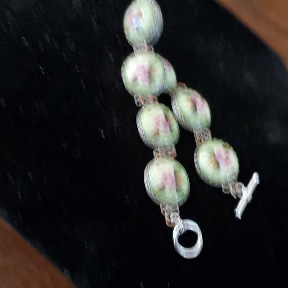 VINTAGE ENAMEL BRACELET - Picture 4 of 4